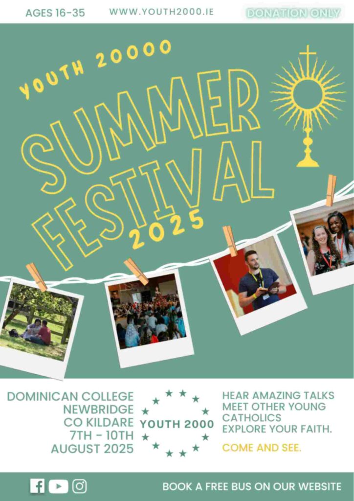 Youth2000 Summer Festival Ireland blog post image